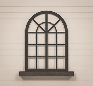 Arched Window Frame - Church Window Arch - Heirloom Collection - LARGE 54x38